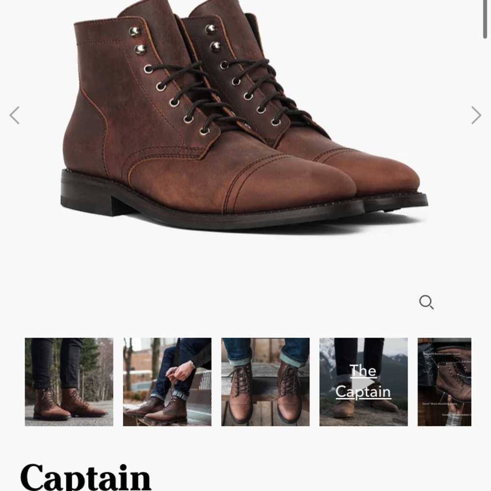 Men's Brown Leather Boots